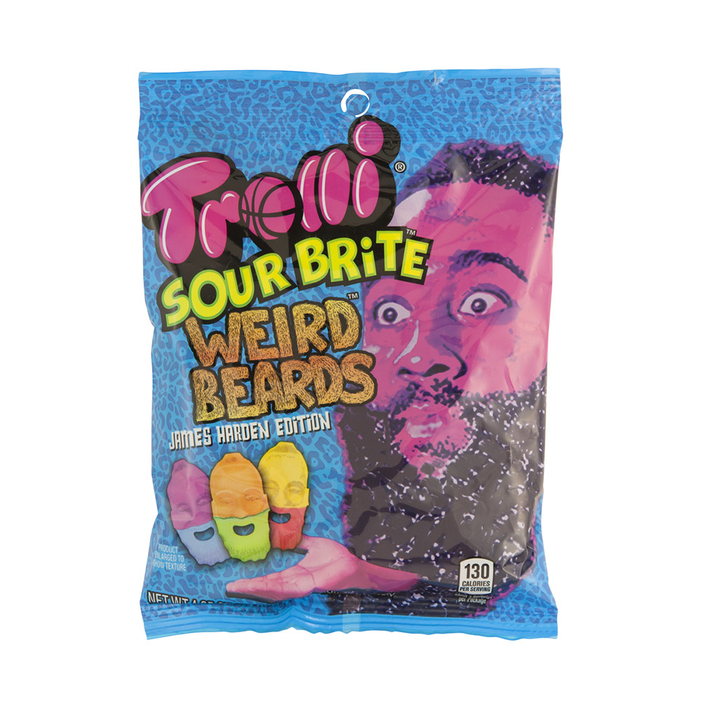 Trolli sour brite, weird beards gummi candy (041420570001)