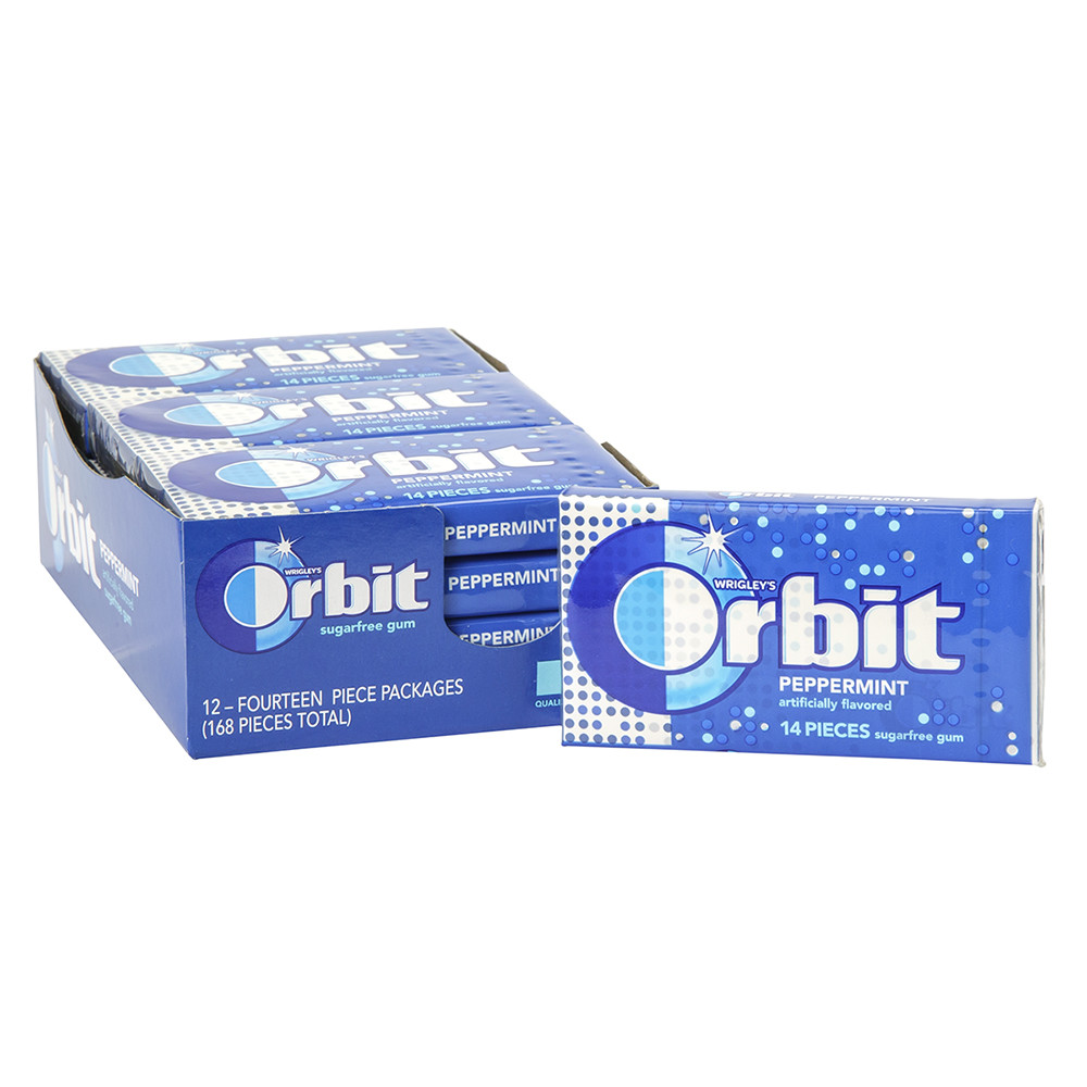 Orbit Sugar Free Peppermint Gum Nassau Candy