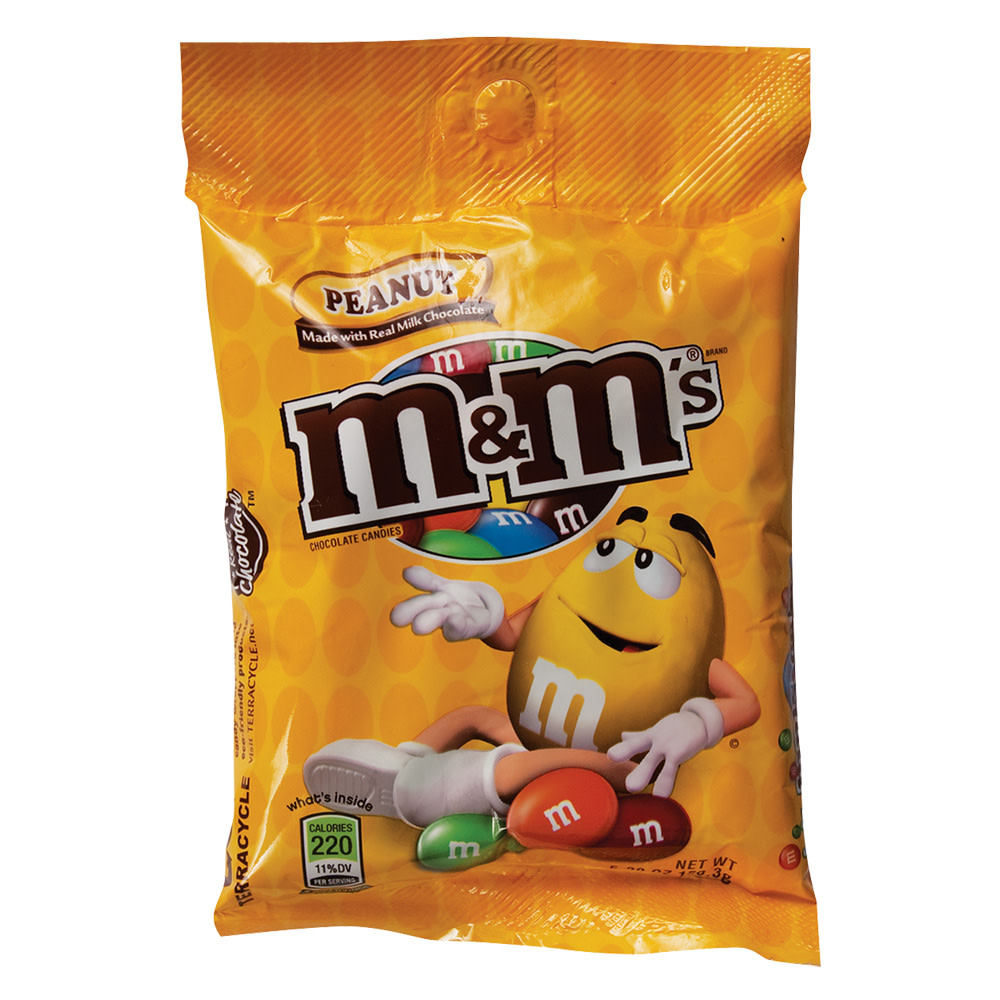 M&M's, Chocolate Candies, Peanut, 5.3 oz. Bag (1 Count)