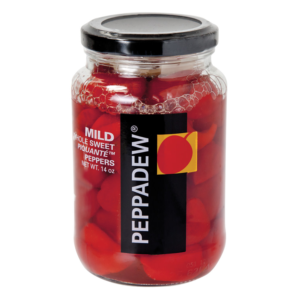 Peppadew Whole Mild Peppers 14 oz Jar Nassau Candy