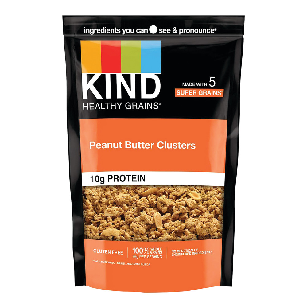 KIND Peanut Butter Granola Clusters 11 oz Pouch Nassau Candy