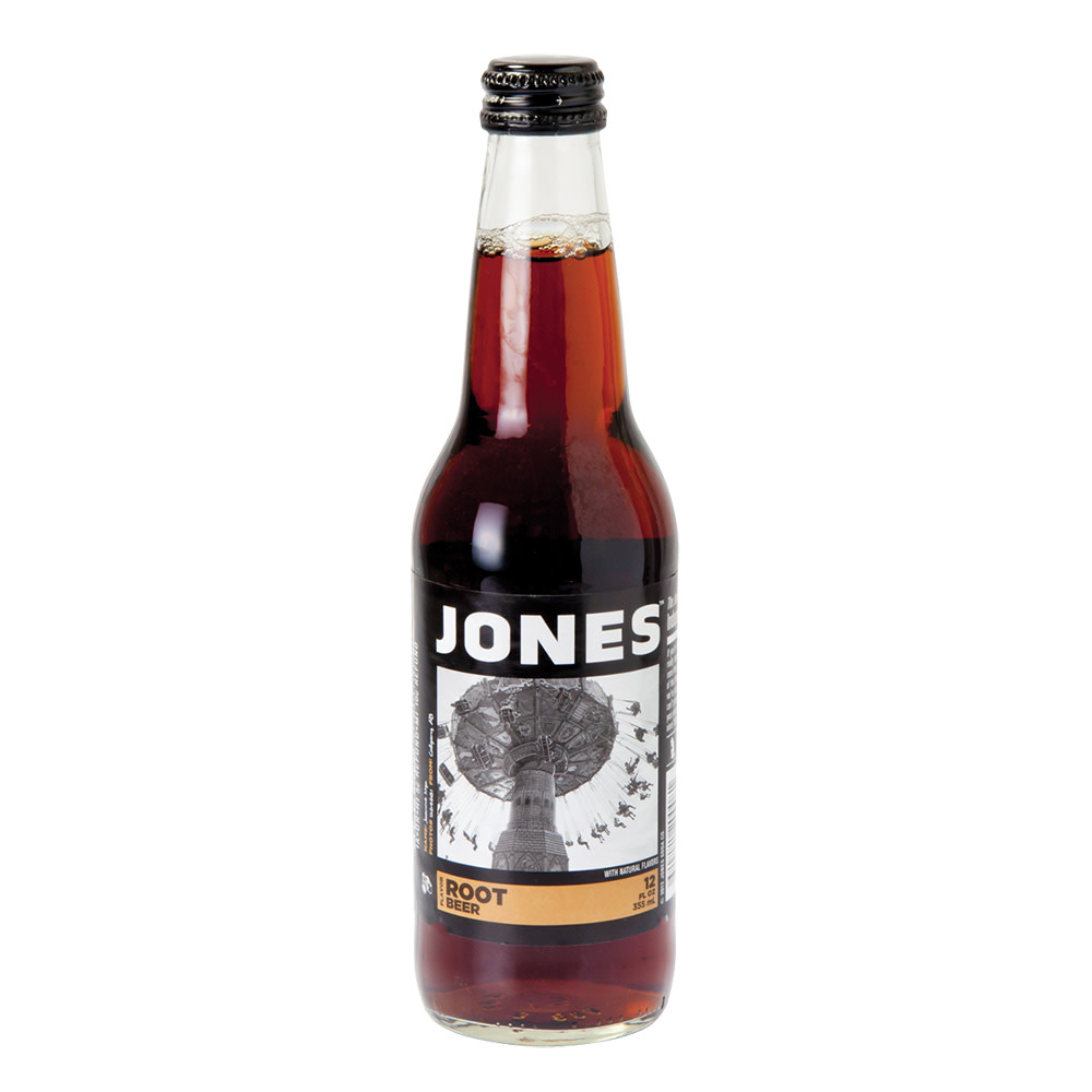 Jones Root Beer Soda 12 oz Bottle 4 Pack Nassau Candy