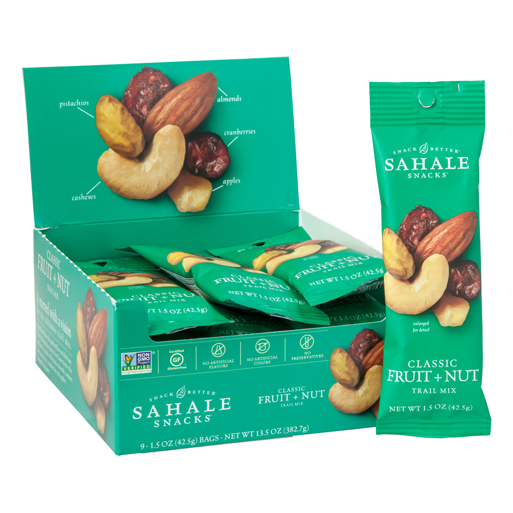 Sahale Fruit And Nut Trail Mix 1.5 Oz Bag Nassau Candy