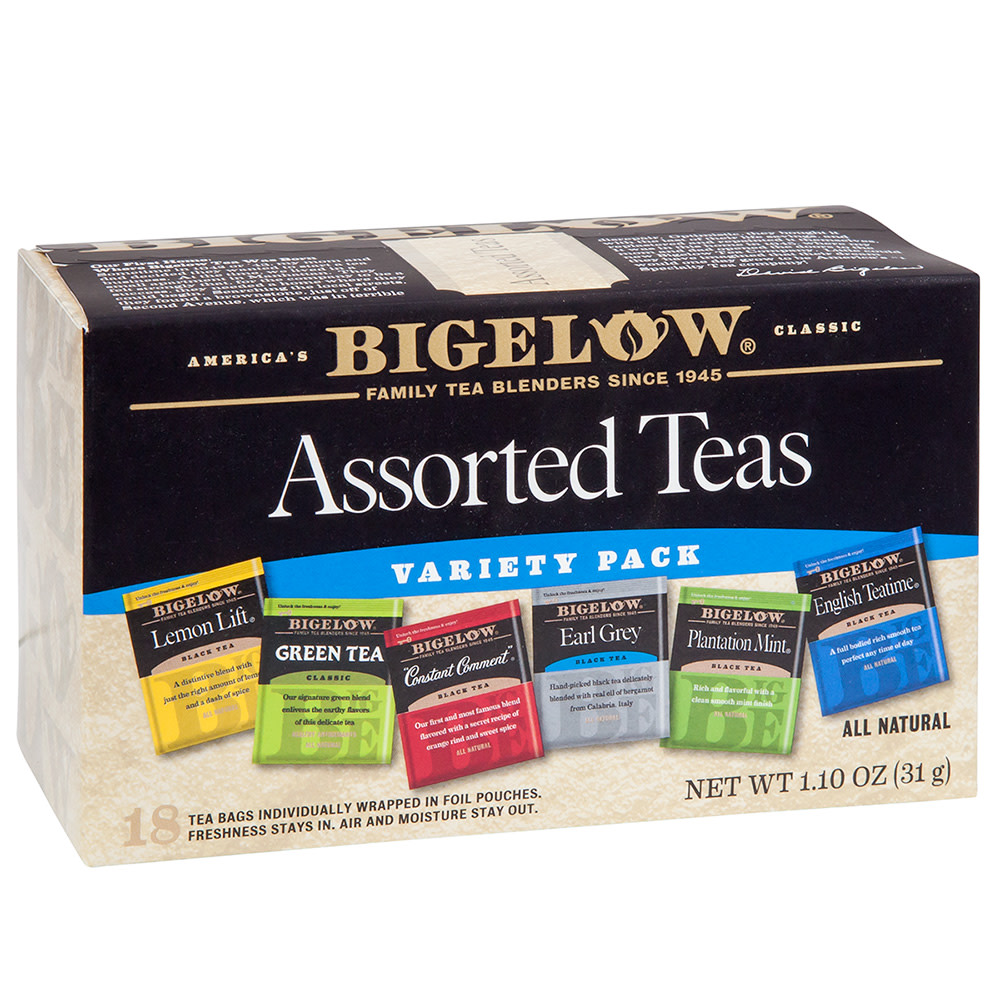 Bigelow Assorted Teas 18 Ct Box Nassau Candy