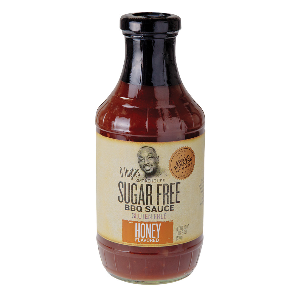 G Hughes Sugar Free Honey Bbq Sauce 18 Oz Bottle | Nassau Candy