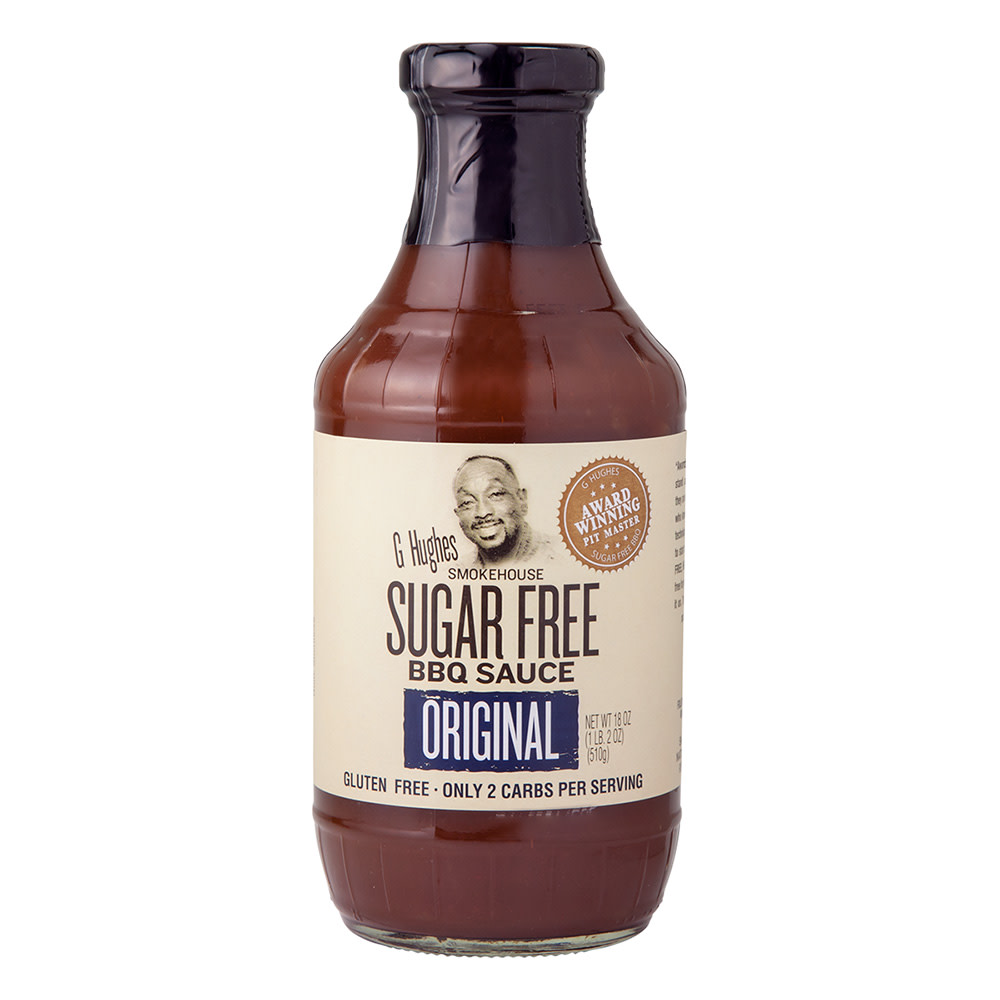 G Hughes Sugar Free Original BBQ Sauce Bottle Nassau Candy