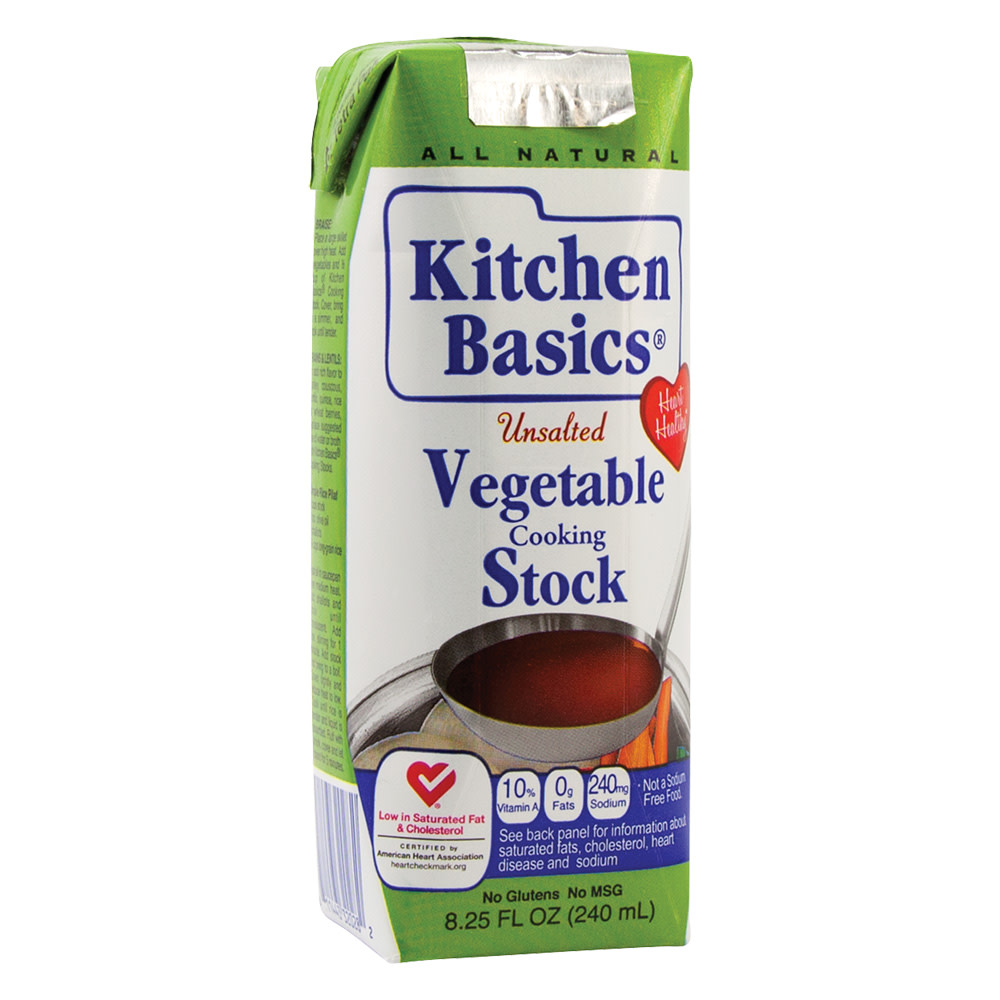 Kitchen Basics Unsalted Vegetable Stock 8.25 Oz | Nassau Candy