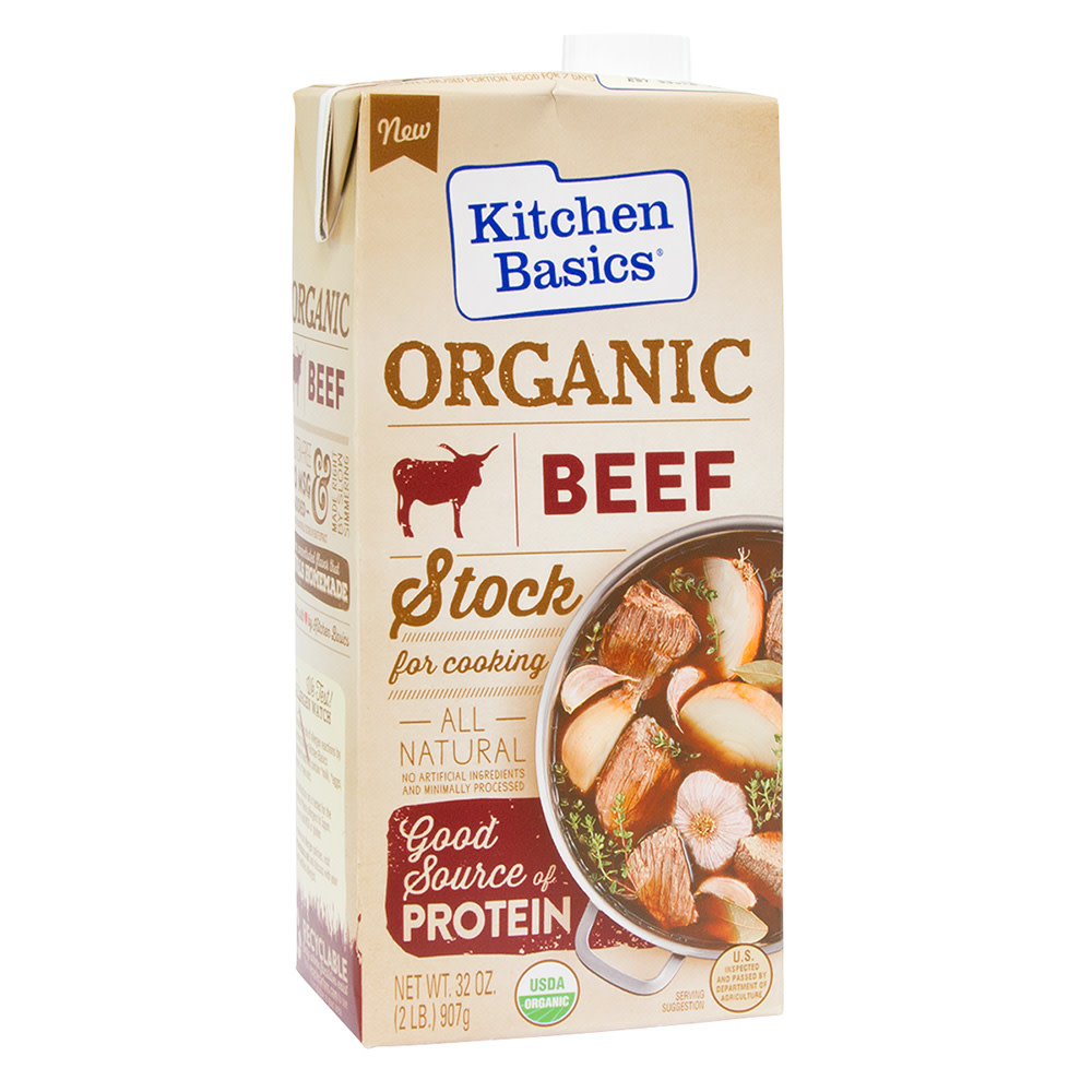 Kitchen Basics Organic Beef Stock 32 oz | Nassau Candy