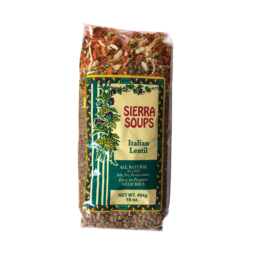 Sierra Soups Italian Lentil 16 Oz Bag Nassau Candy
