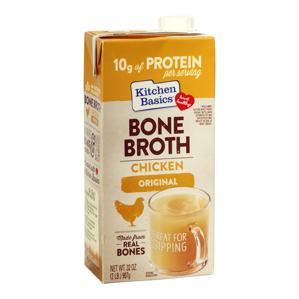 Kitchen Basics Chicken Bone Broth 32 Oz Carton | Nassau Candy