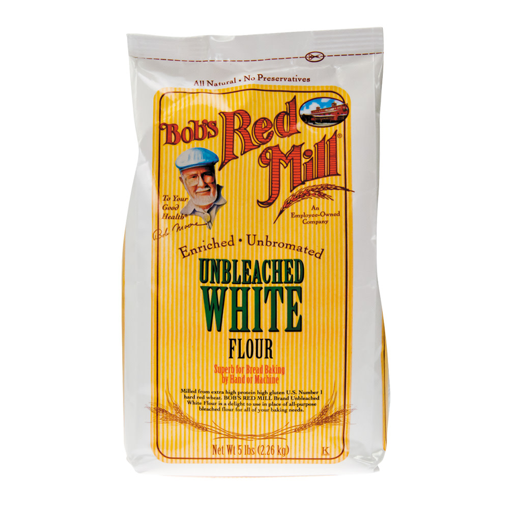 Bob S Red Mill Unbleached White Flour 5 Lb Bag Nassau Candy