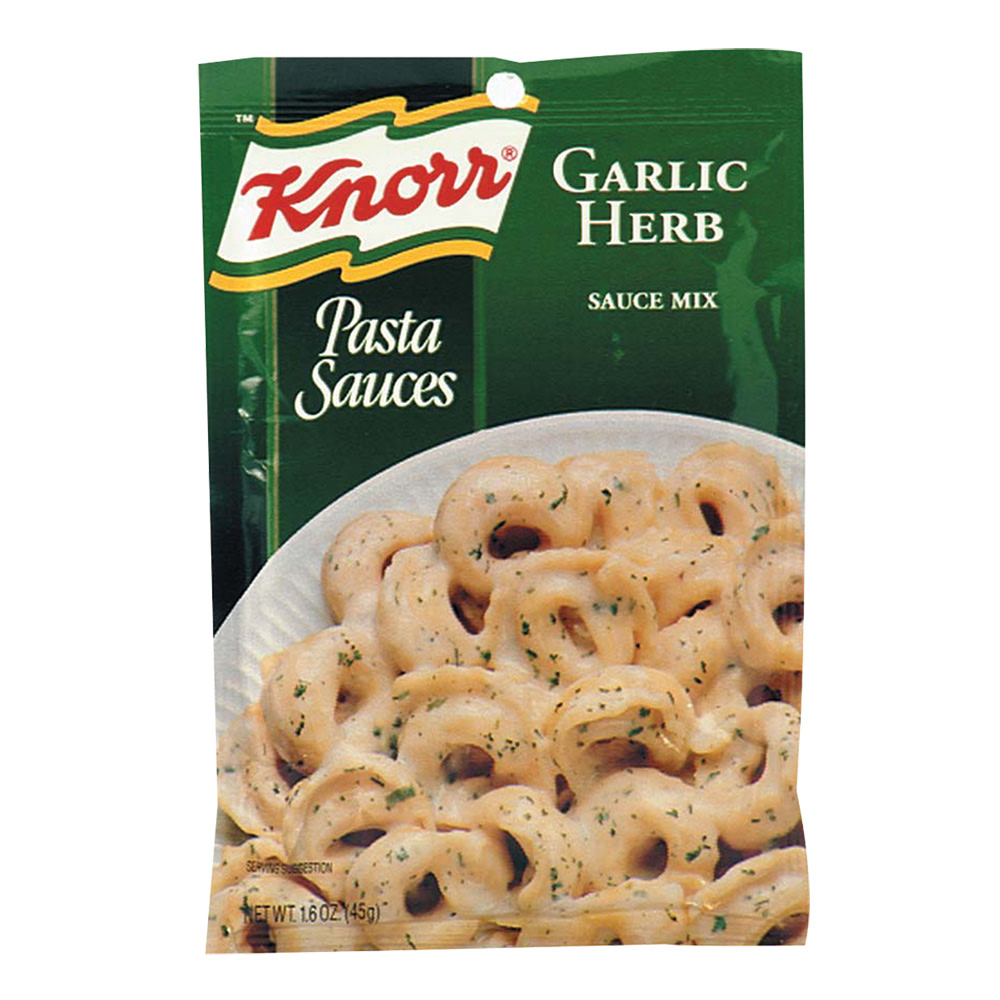 Knorr Garlic Herb Pasta Sauces 1.6 Oz Packet Nassau Candy