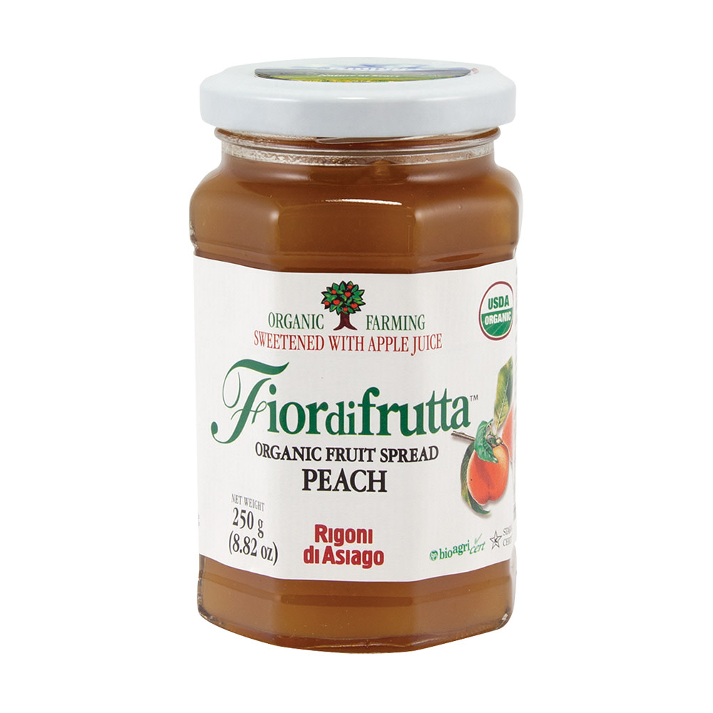 Rigoni di Asiago Fiordifrutta Organic Fruit Spread - Peach, 8.82