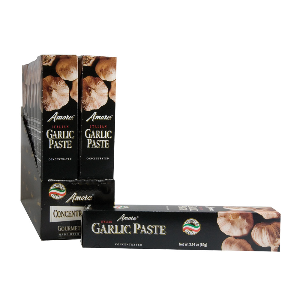  Amore Paste Garlic, 3.2-Ounce Tubes (Pack of 6) : Garlic  Spices And Herbs : Grocery & Gourmet Food