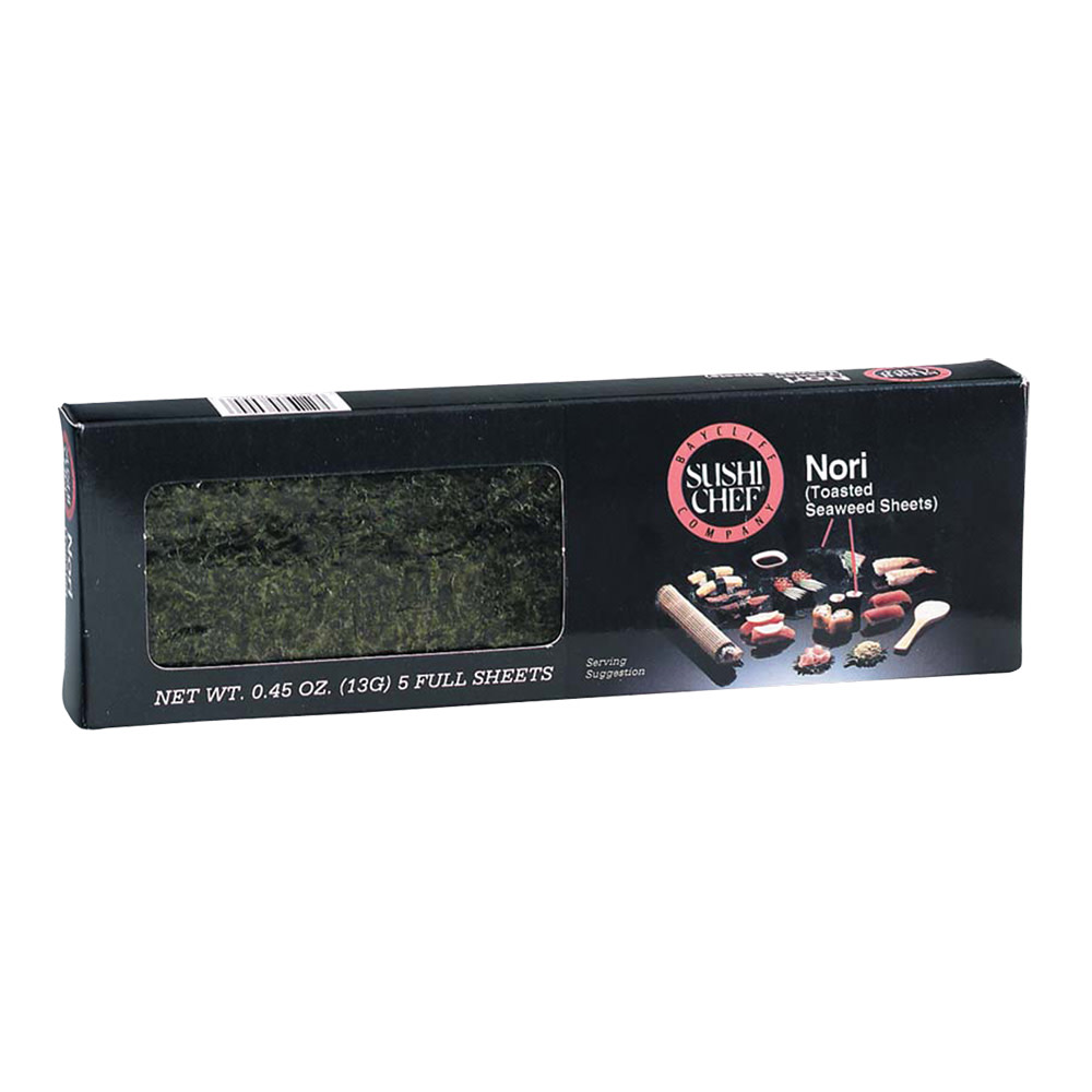 Sushi Chef Nori Toasted Seaweed Sheets 0.45 Oz Nassau Candy