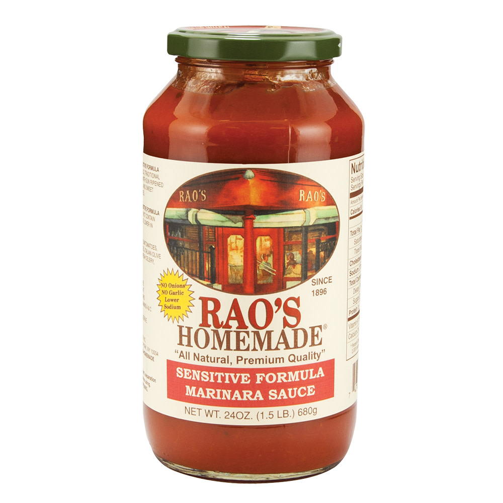 Rao's Sensitive Marinara Sauce 24 Oz Jar Nassau Candy