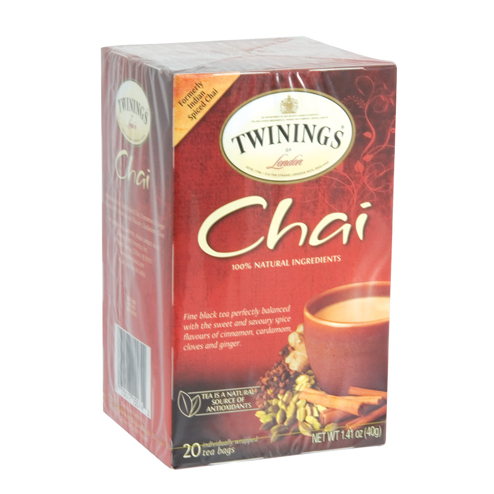 Twinings Chai Tea 20 Ct Box | Nassau Candy