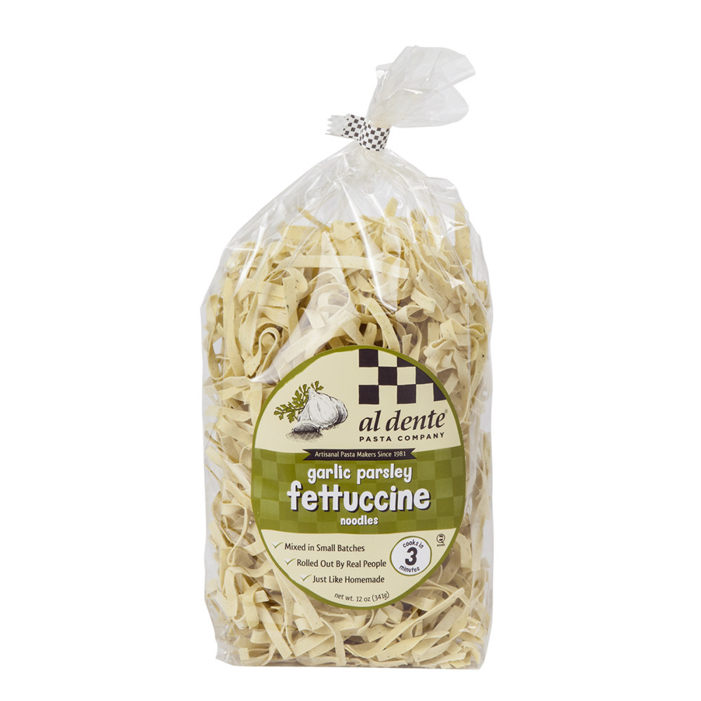 Al Dente Garlic Parsley Fettuccine Pasta 12 Oz Bag | Nassau Candy