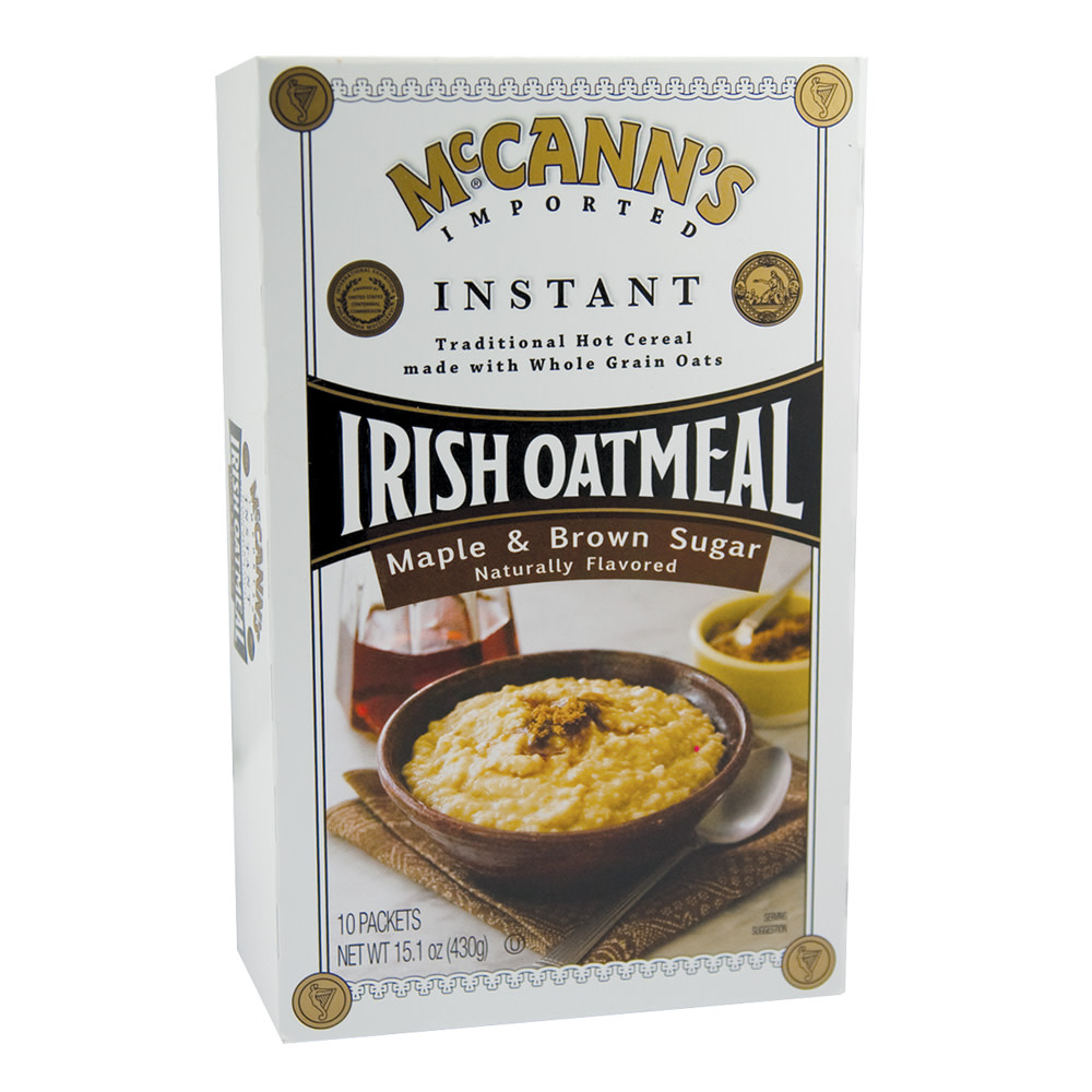 Mccann's Instant Oatmeal Maple & Brown Sugar Box Nassau Candy
