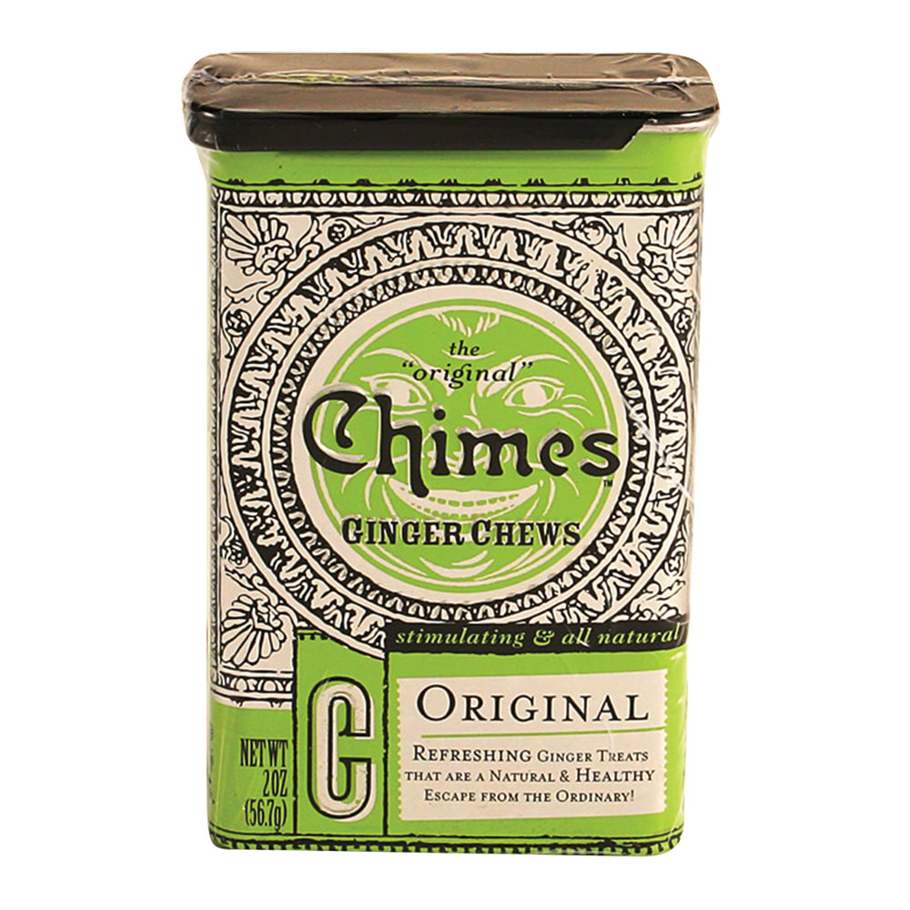 Chimes Original Ginger Chews 2 Oz Tin | Nassau Candy