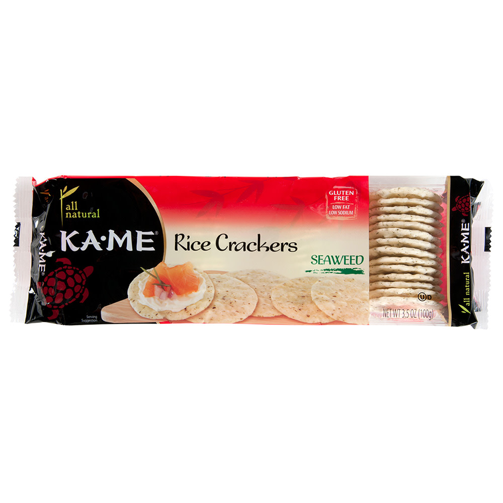 kame seaweed rice crackers
