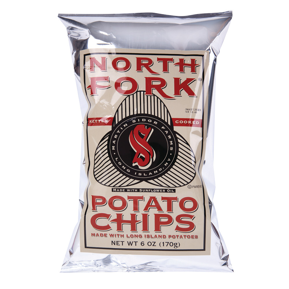 North Fork Potato Chips 6 Oz Bag Nassau Candy