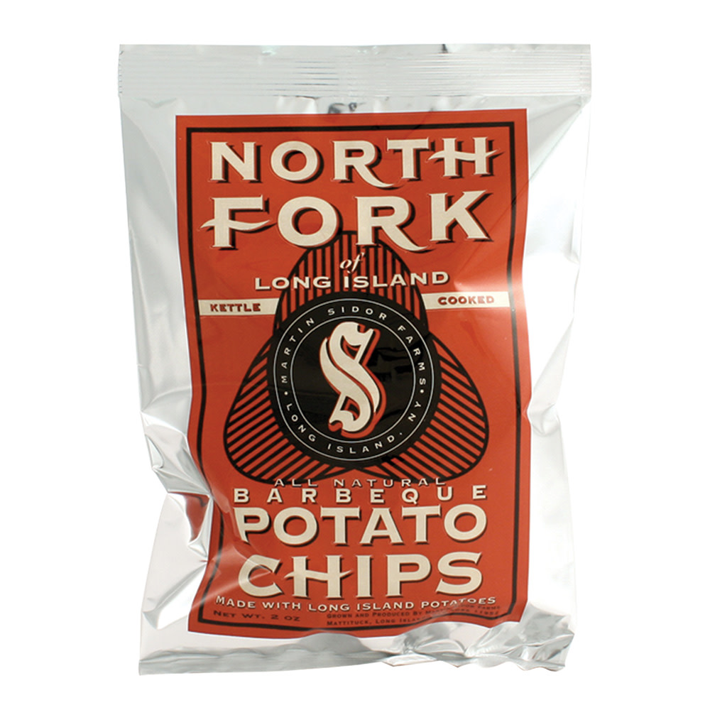 North Fork Bbq Potato Chips 2 Oz Bag Nassau Candy