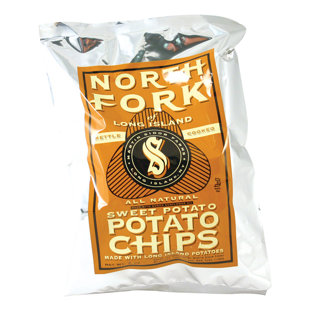 North Fork Sweet Potato Chips 2 Oz Bag Nassau Candy