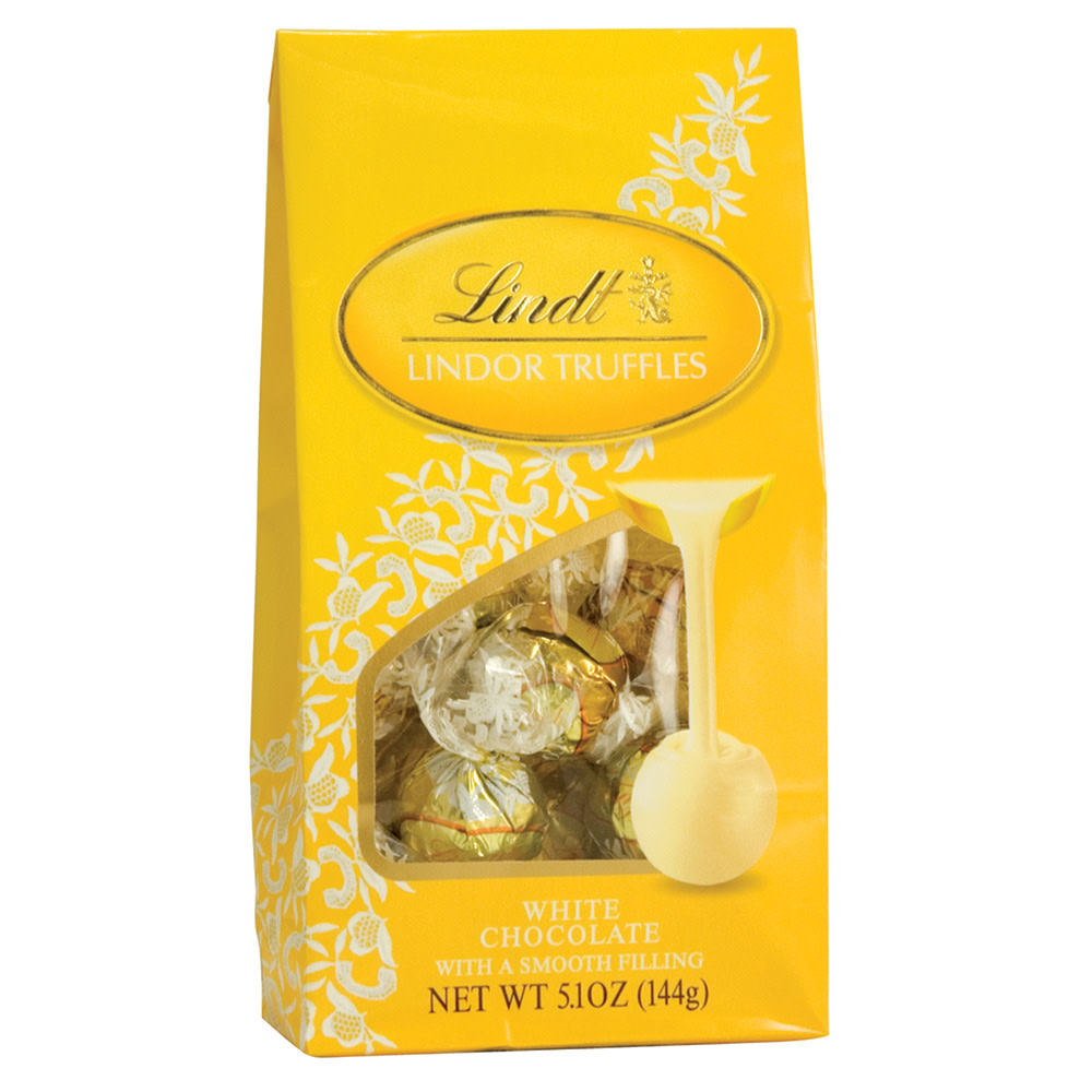  Lindt Lindor White Chocolate Truffle, 5.1 Ounce : Grocery &  Gourmet Food