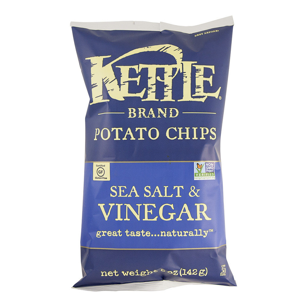 Kettle Brand Potato Chips Salt & Vinegar (084114009968)