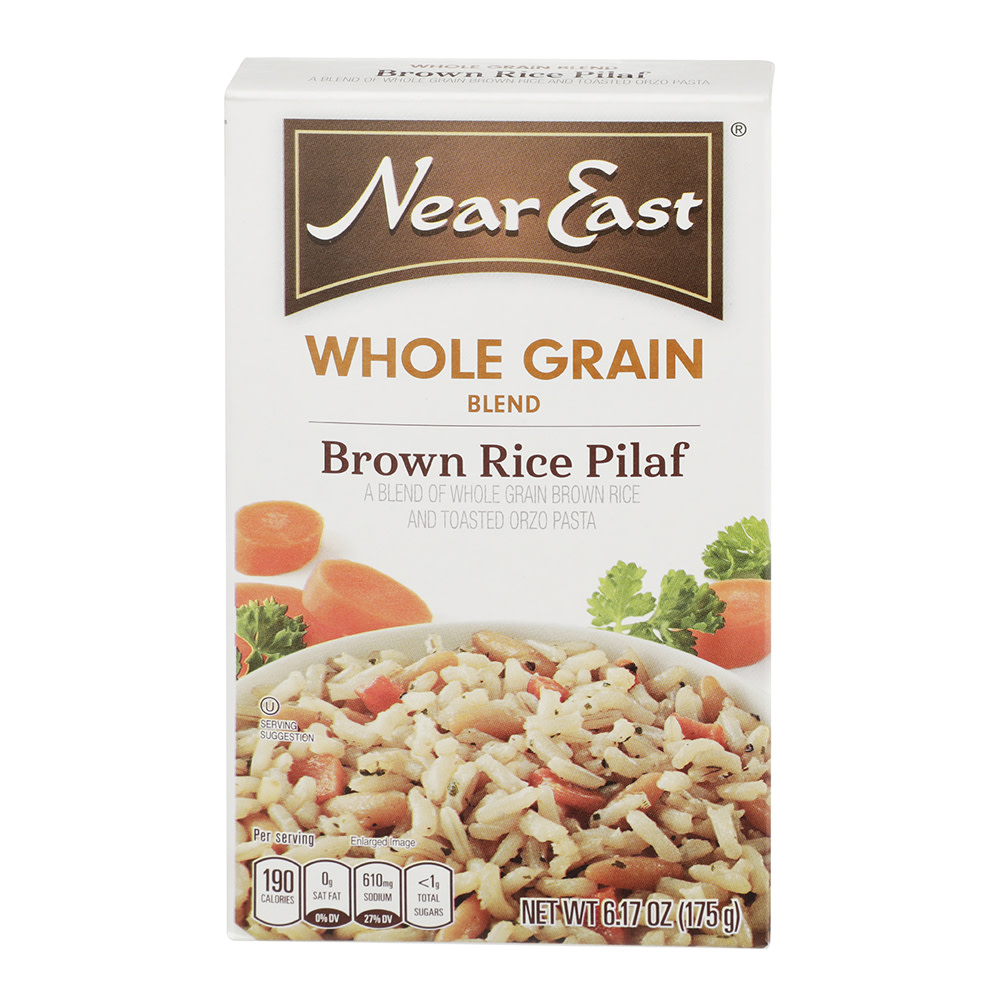 Near East Whole Grain Brown Rice Pilaf 6.25 Oz Box Nassau Candy