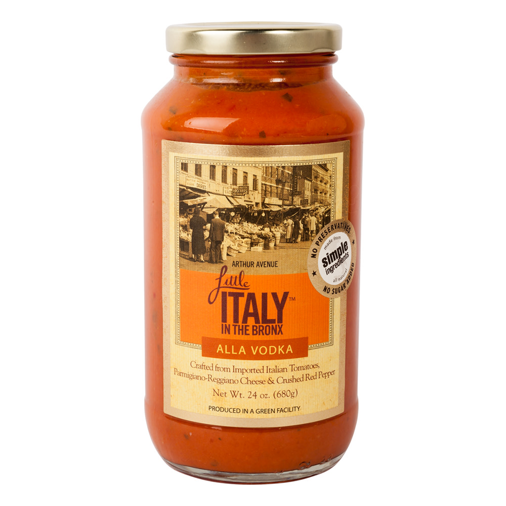 Little Italy In The Bronx Alla Vodka Sauce 24 Oz Jar Nassau Candy