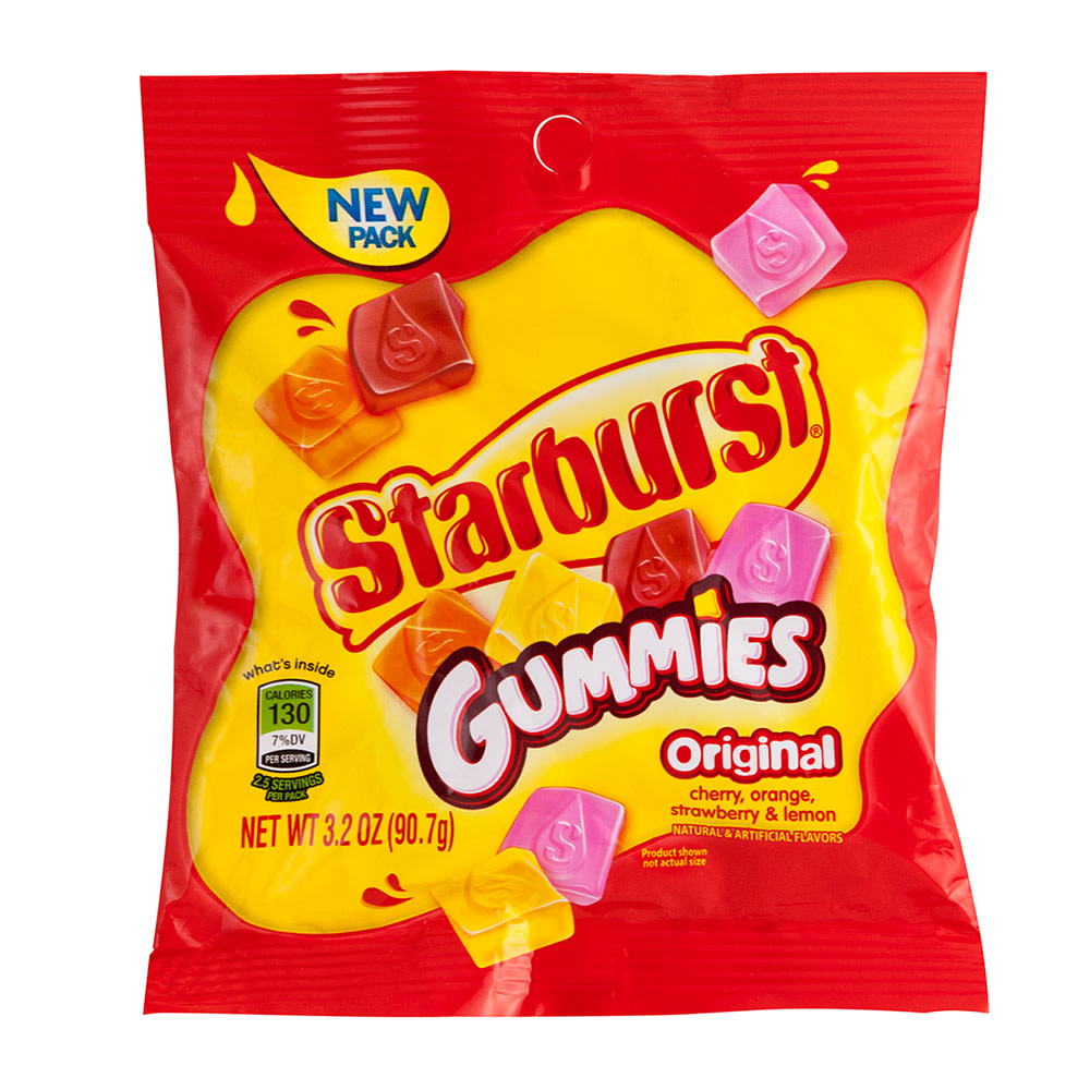 Starburst Gummies Original 3 2 Oz Peg Bag