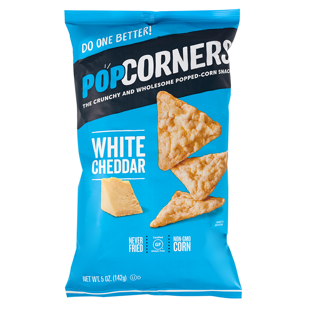 Popcorners White Cheddar 5 oz Bag Nassau Candy