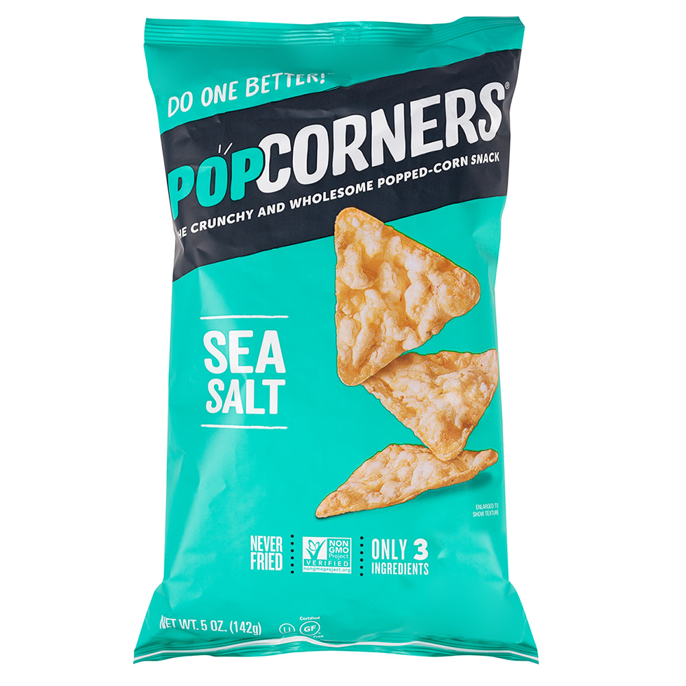 Popcorners Sea Salt 5 Oz Bag Nassau Candy