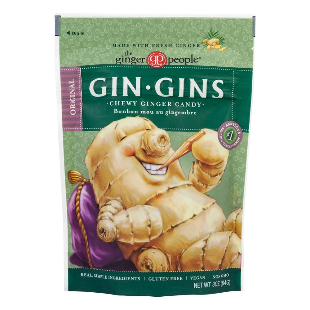 Ginger People Original Ginger Chews 3 Oz Bag Nassau Candy 0308