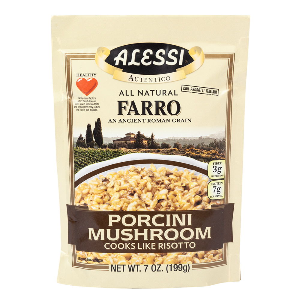 Alessi Farro Porcini Mushroom 7 Oz Pouch Nassau Candy