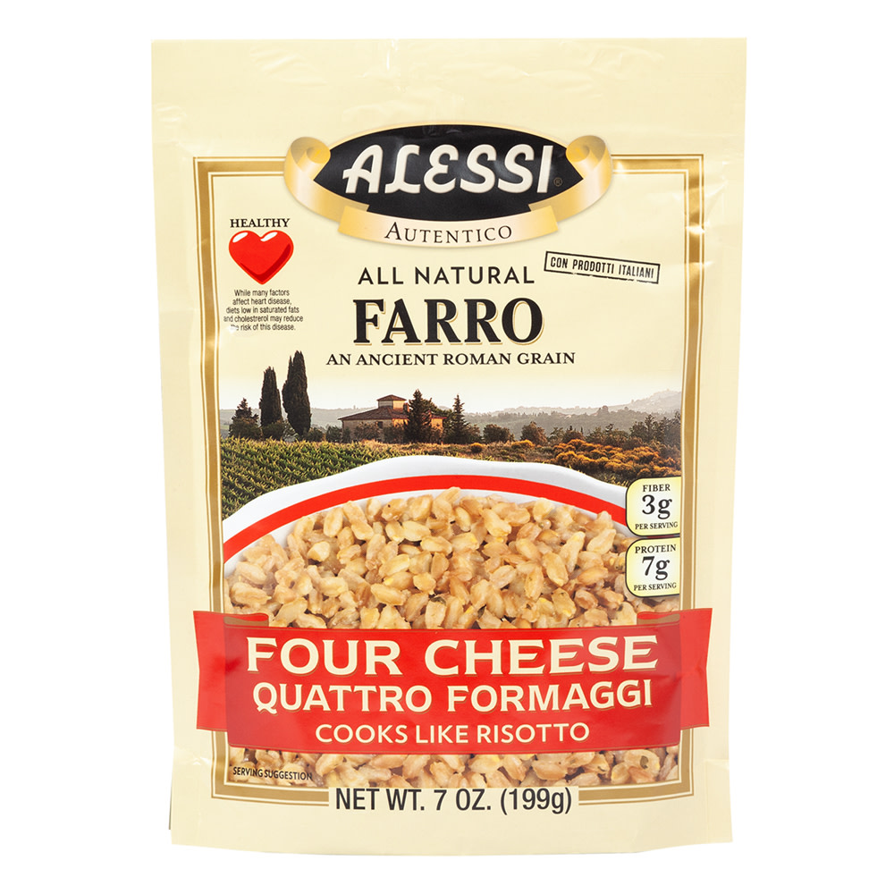 Alessi Farro Four Cheese 7 Oz Pouch Nassau Candy