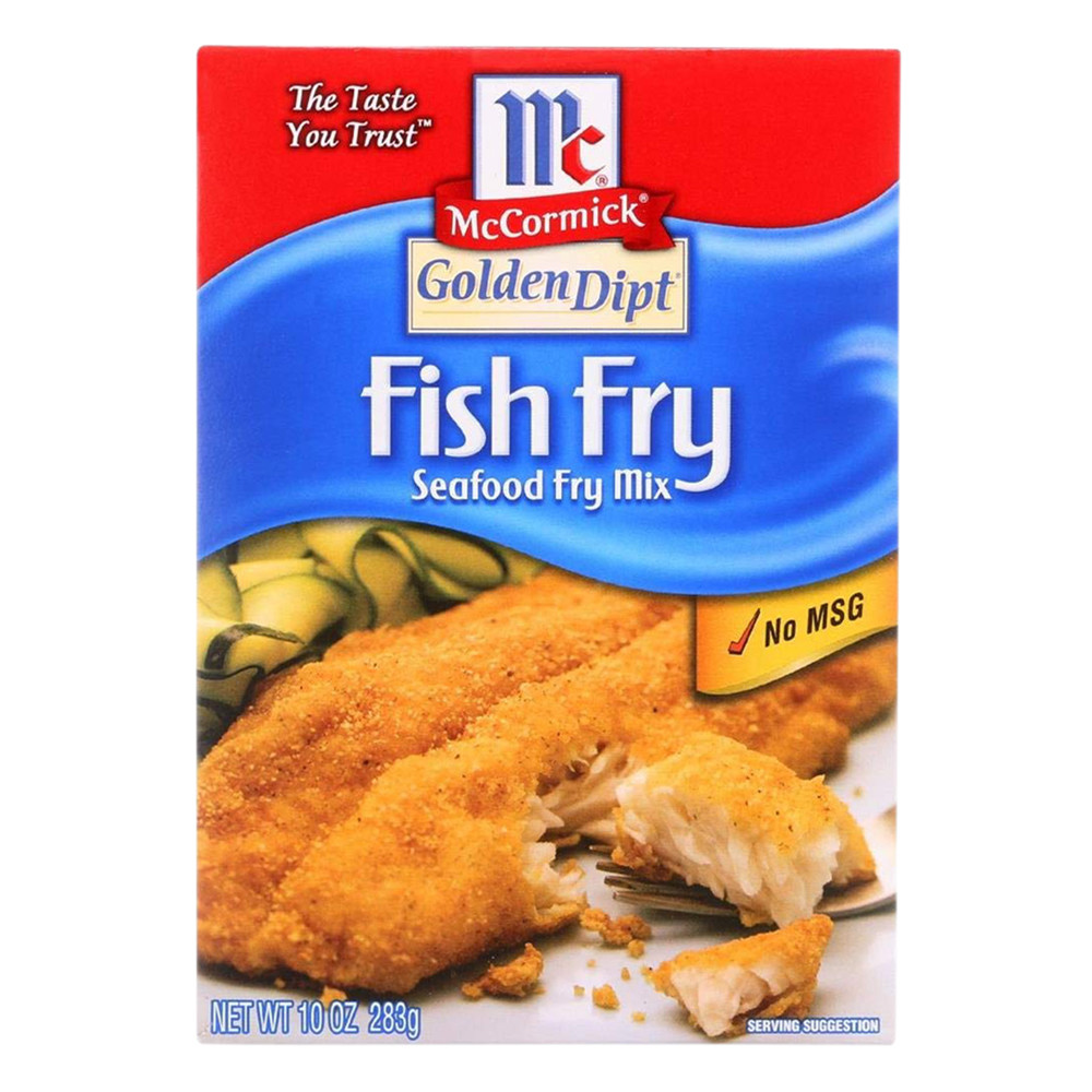 Golden Dipt Seasoned Fish Fry Mix 10 Oz Box Nassau Candy