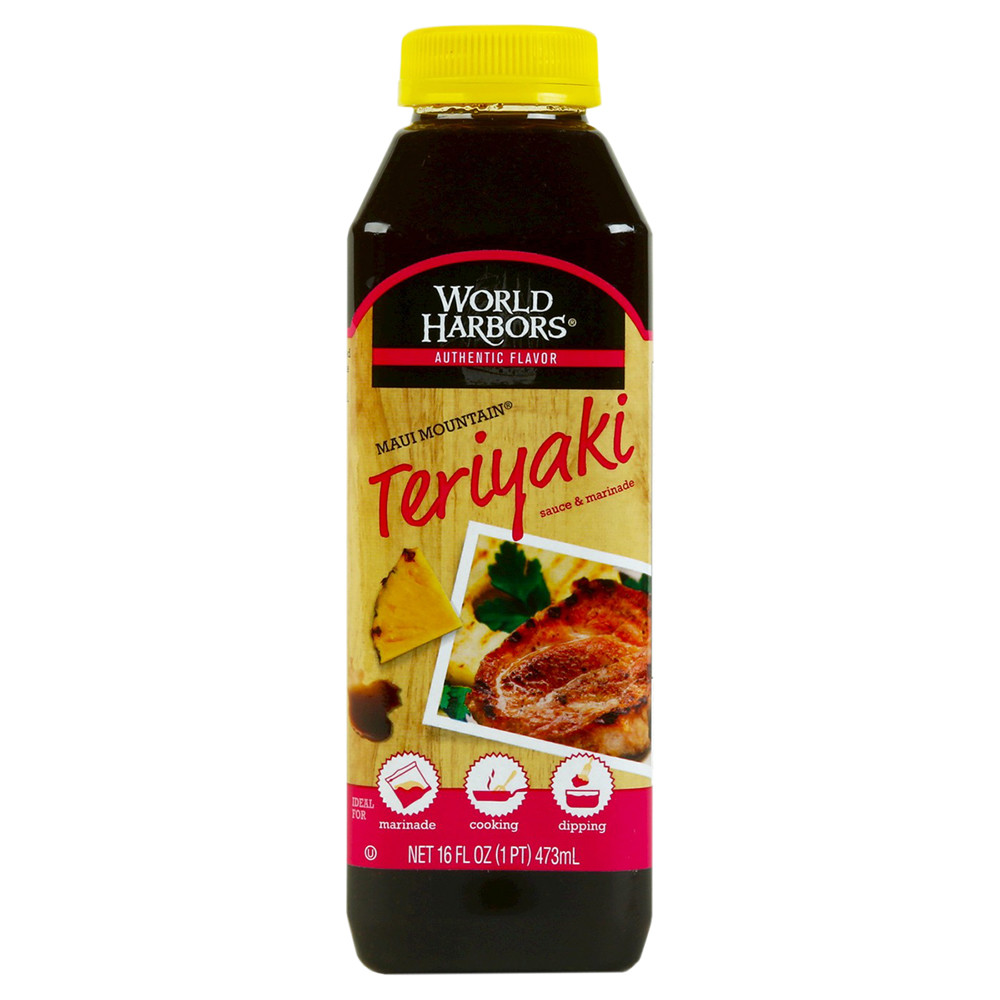 World Harbors Teriyaki Sauce & Marinade 16 oz Bottle Nassau Candy