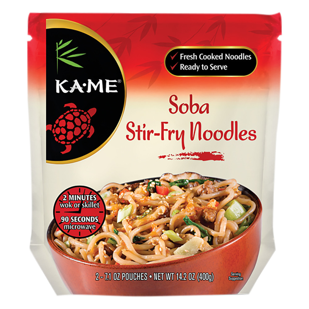 Kame Soba Stir Fry Noodles 14.2 Oz Pouch | Nassau Candy