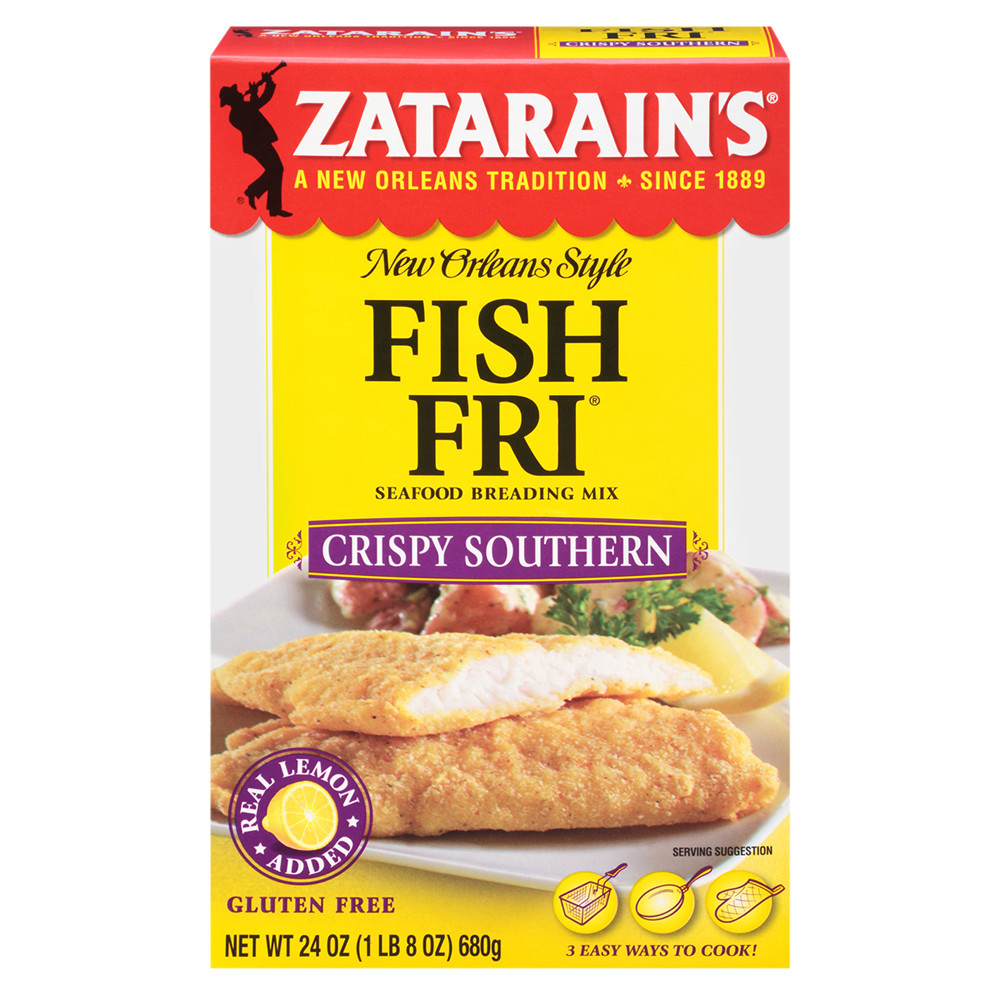 Zatarains Crispy Southern Style Fish Fri 12 Oz Box | Nassau Candy