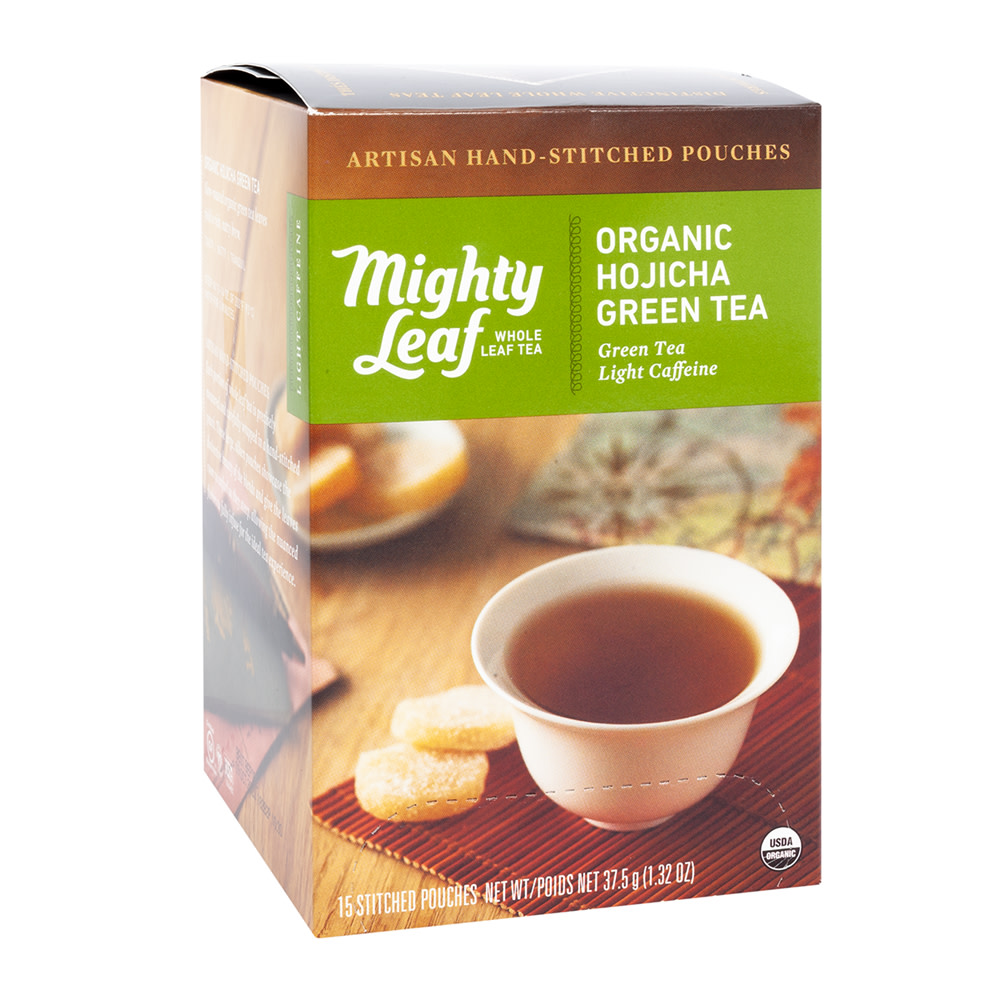 Mighty Leaf Organic Hojicha Tea 15 Ct Box Nassau Candy