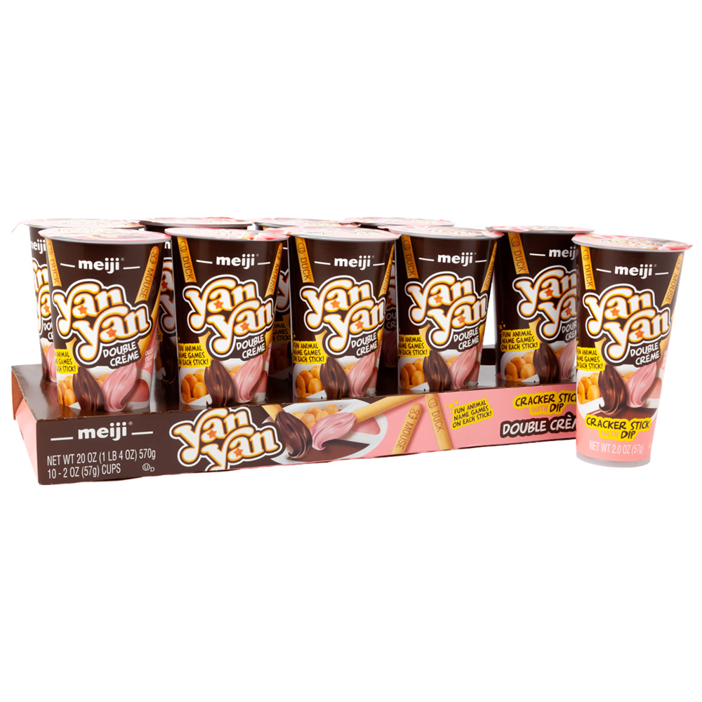 MEIJI YAN YAN DOUBLE CREME CHOCOLATE STRAWBERRY 2 OZ
