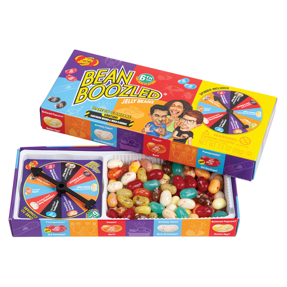 JELLY BELLY BEANBOOZLED 3.5 OZ SPINNER BOX