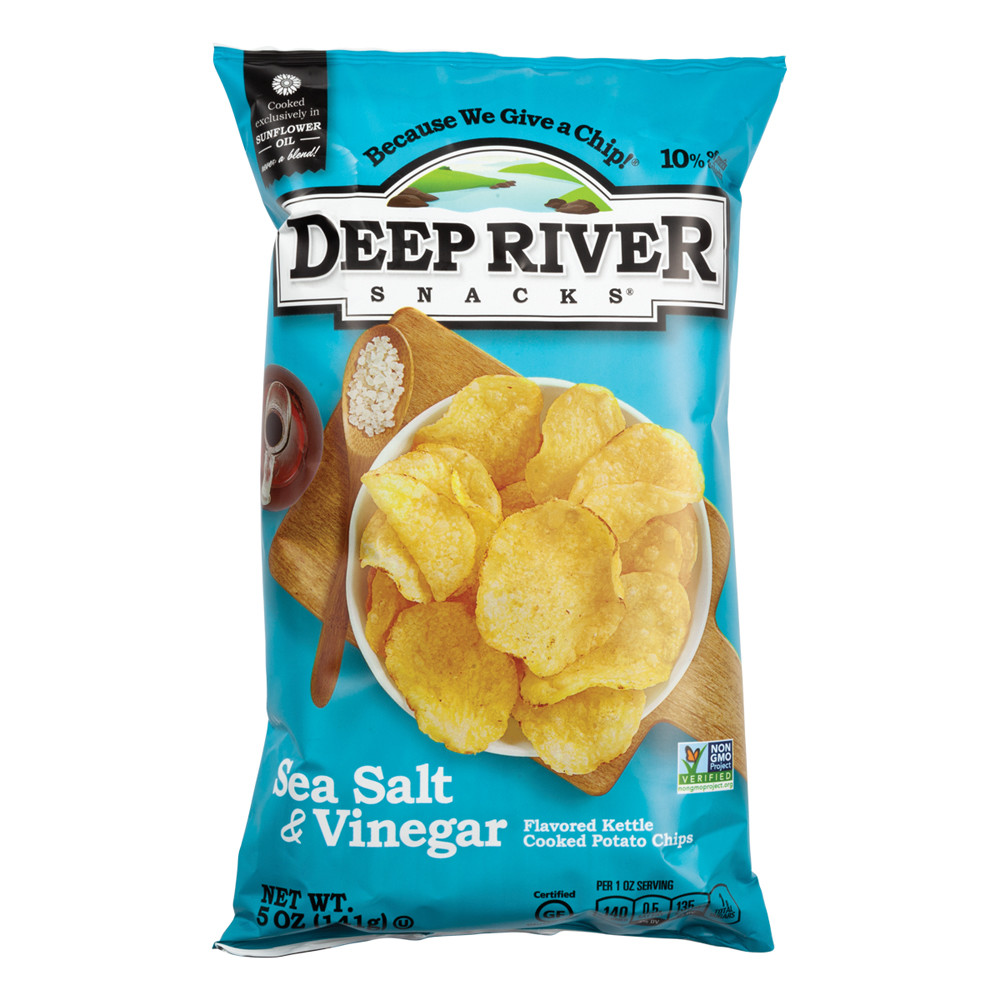 Deep River Salt & Vinegar Potato Chips 5 oz Nassau Candy