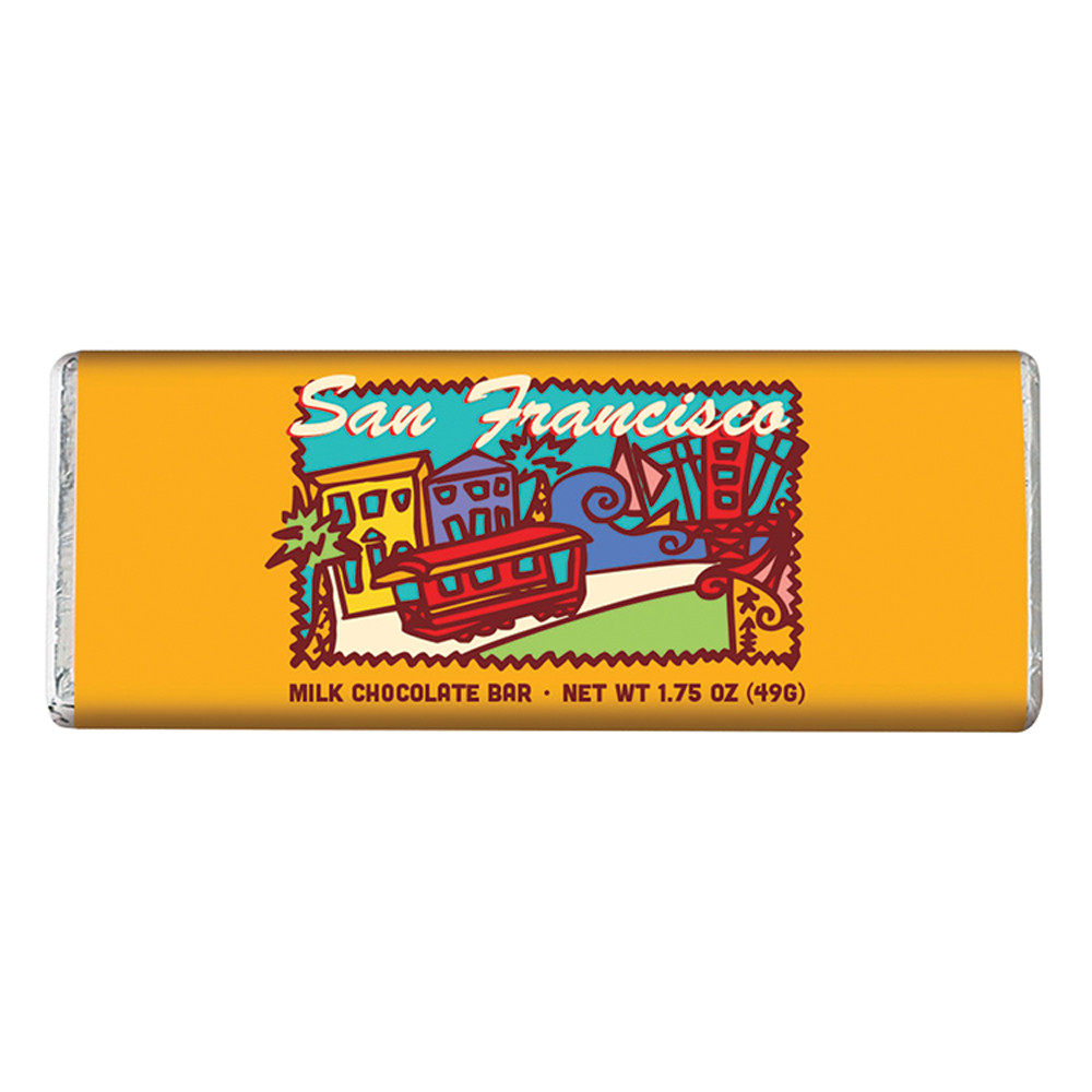 San Francisco Milk Chocolate  Oz Bar | Nassau Candy