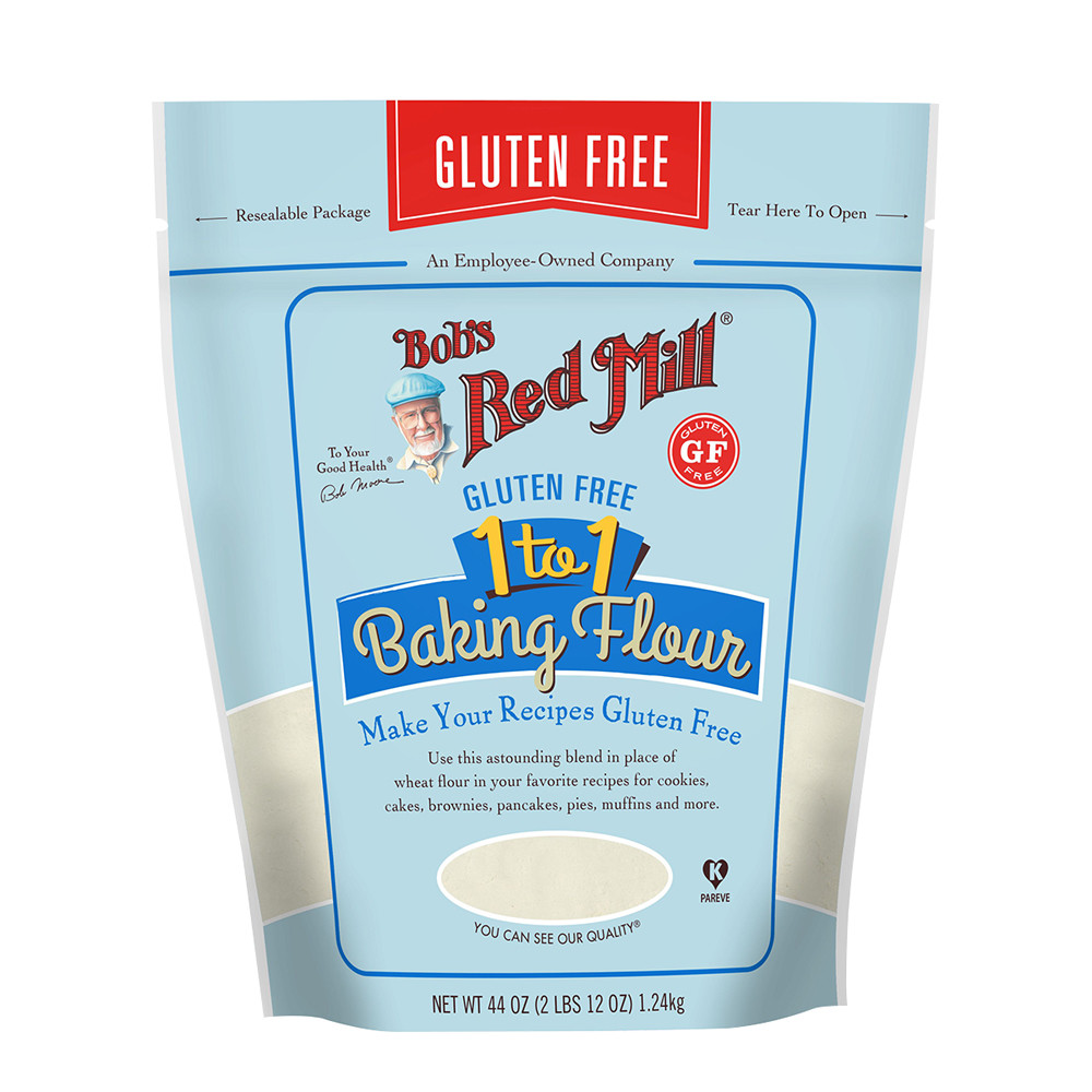 Bob's Red Gluten Free 1 To 1 Baking Flour 44 oz Pouch Nassau Candy