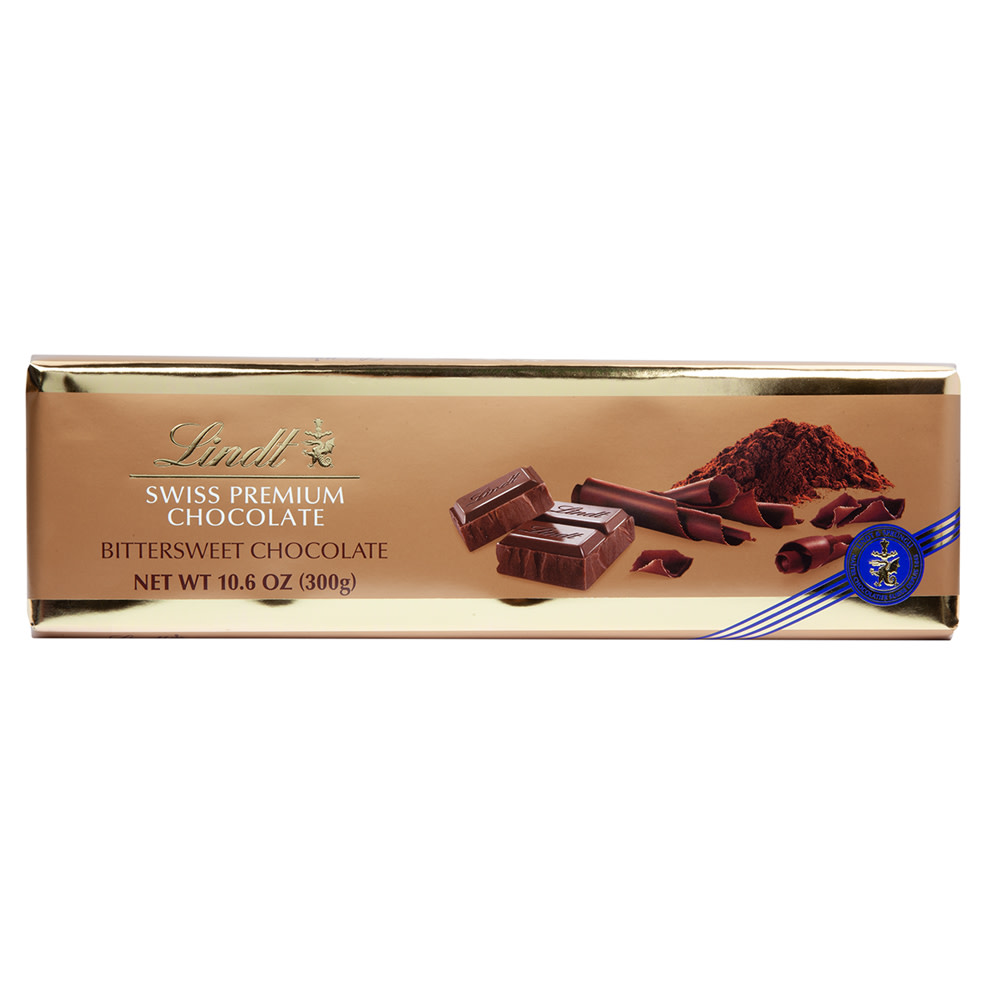 Lindt surfin bittersweet Gold bar 10.58oz (037466019581)