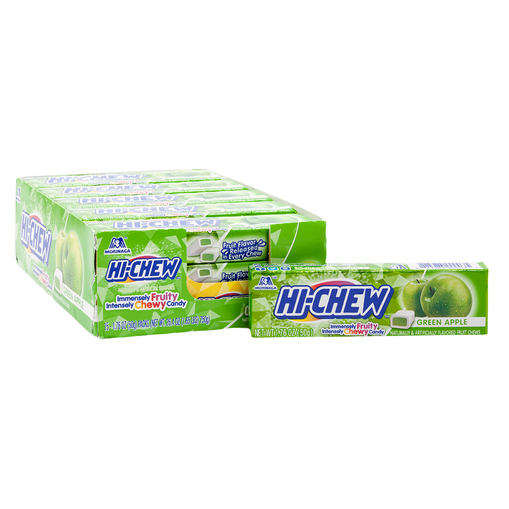 Hi Chew Green Apple 1.76 Oz Nassau Candy